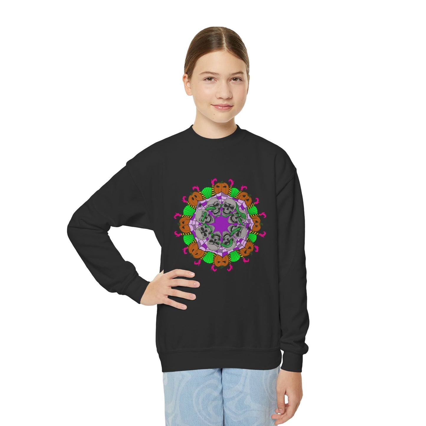 Halloween Youth Crewneck Sweatshirt