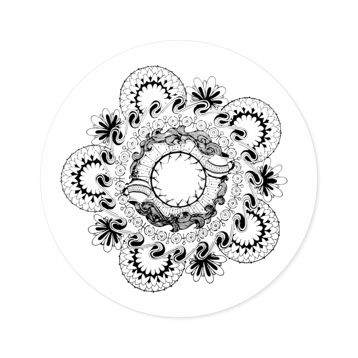 Aquarius - Round Stickers, Indoor\Outdoor