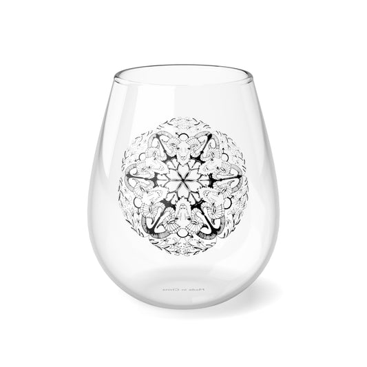 Aries Stemless Wine Glass, 11.75oz