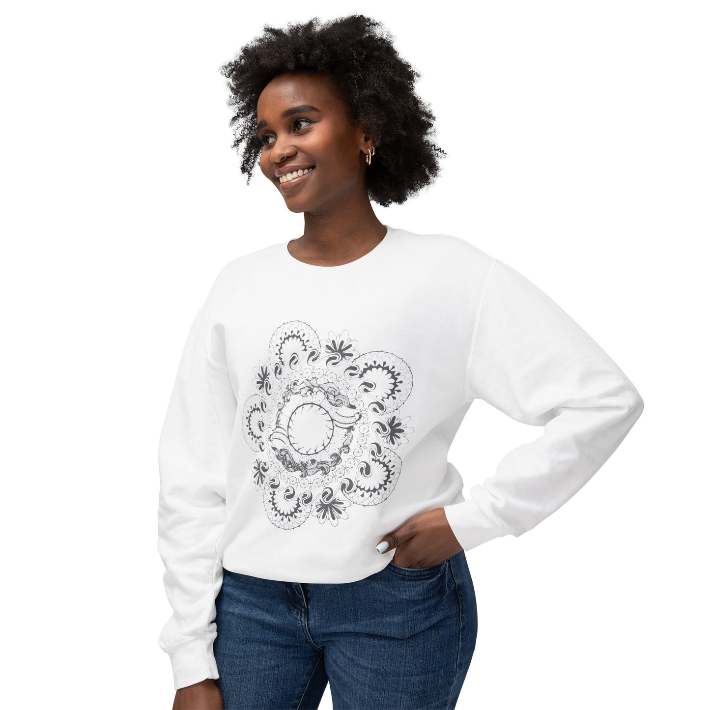 Aquarius Unisex Lightweight Crewneck Sweatshirt