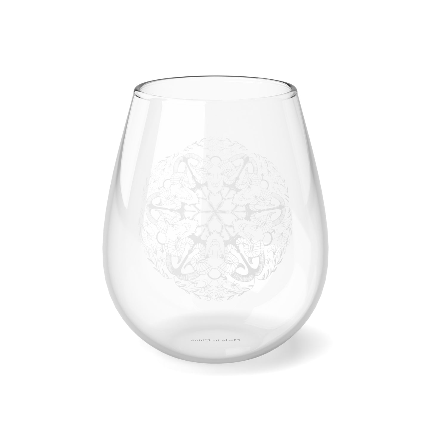 Aries Stemless Wine Glass, 11.75oz