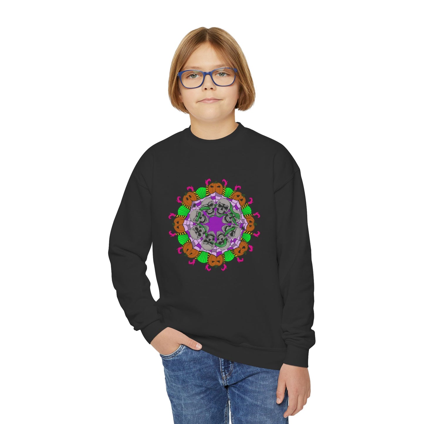 Halloween Youth Crewneck Sweatshirt