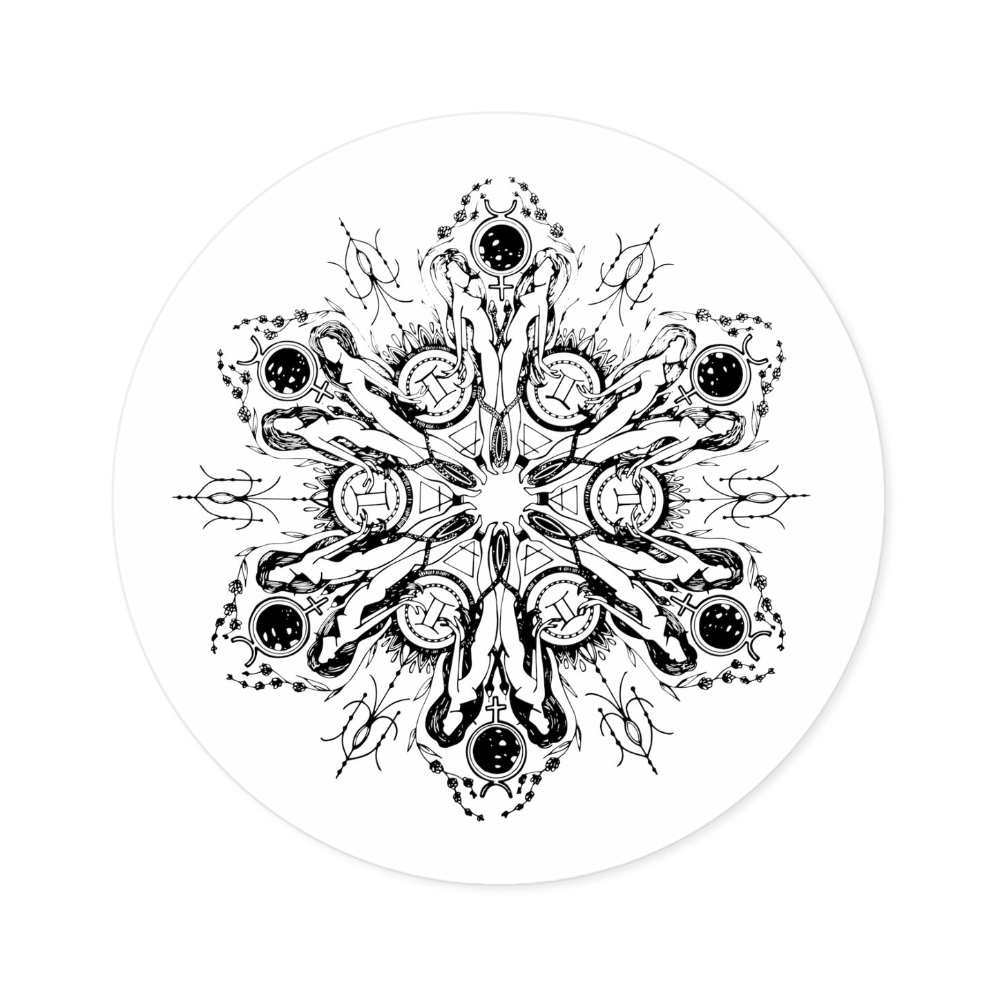 Gemini - Round Stickers, Indoor\Outdoor