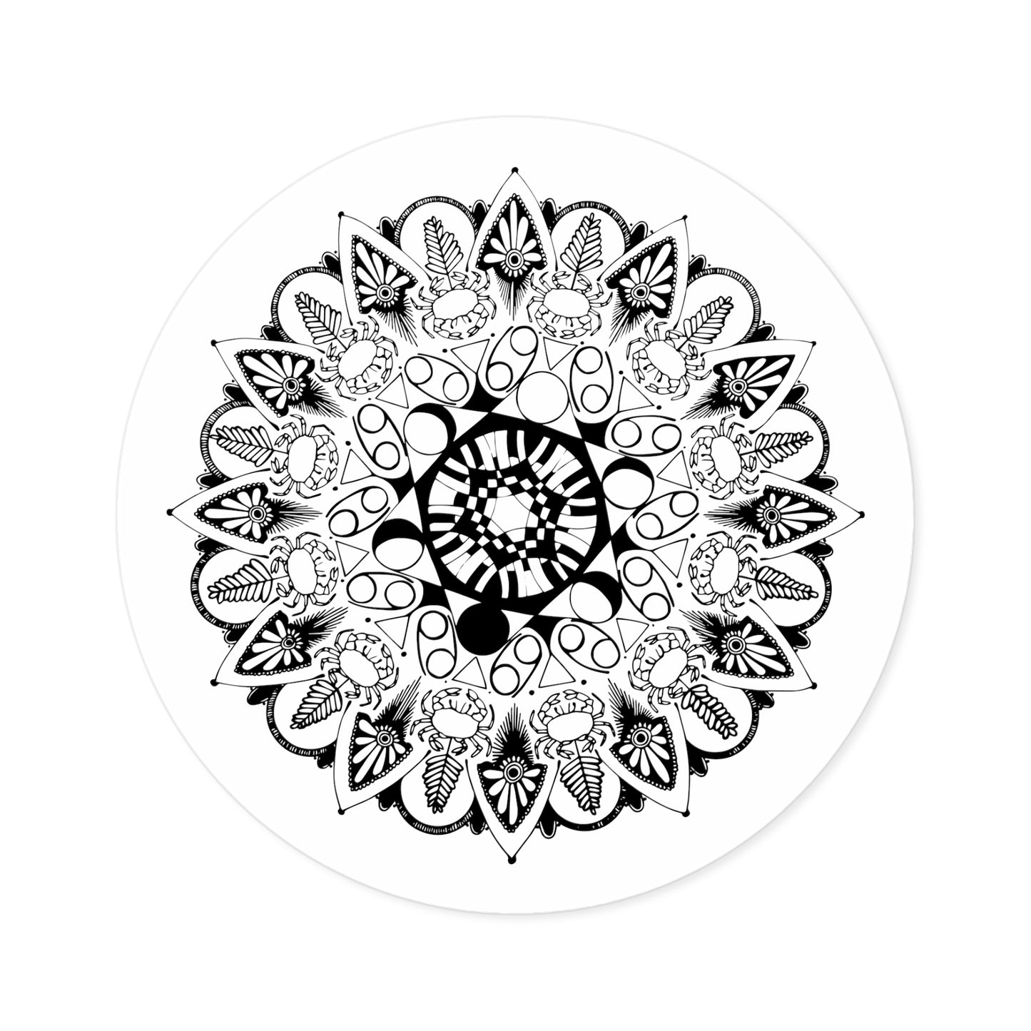 Cancer - Round Stickers, Indoor\Outdoor