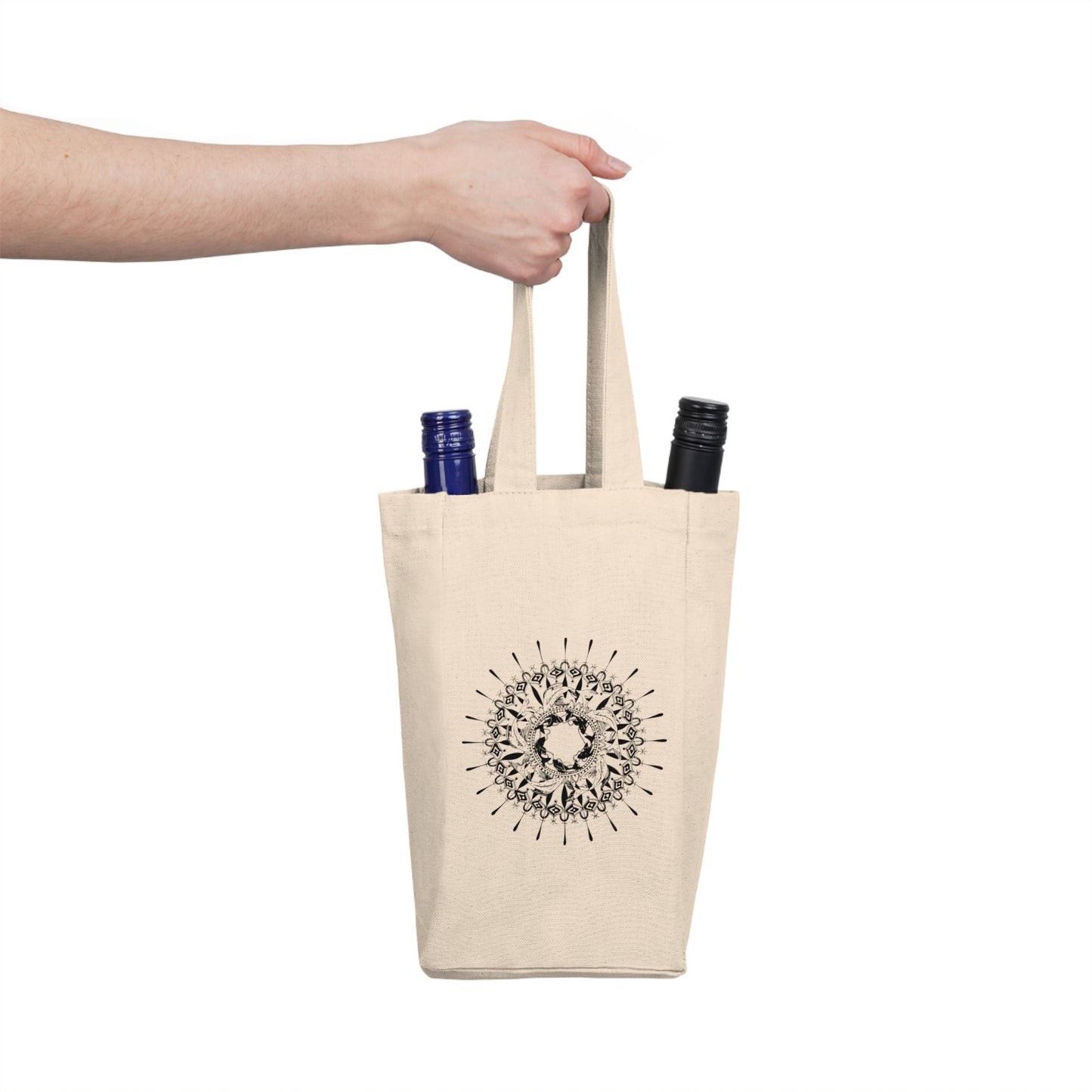 Pisces Double Wine Tote Bag