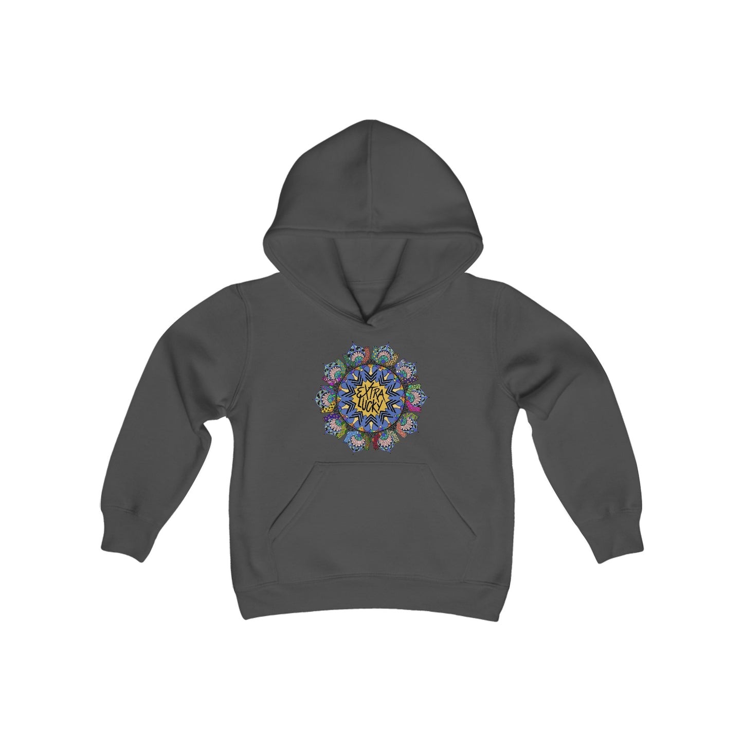 Extra Lucky Youth Heavy Blend Hooded Sweatshirt