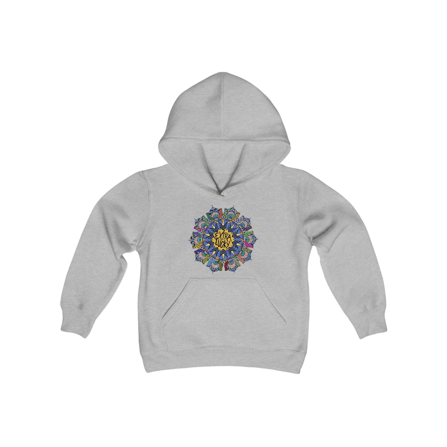 Extra Lucky Youth Heavy Blend Hooded Sweatshirt