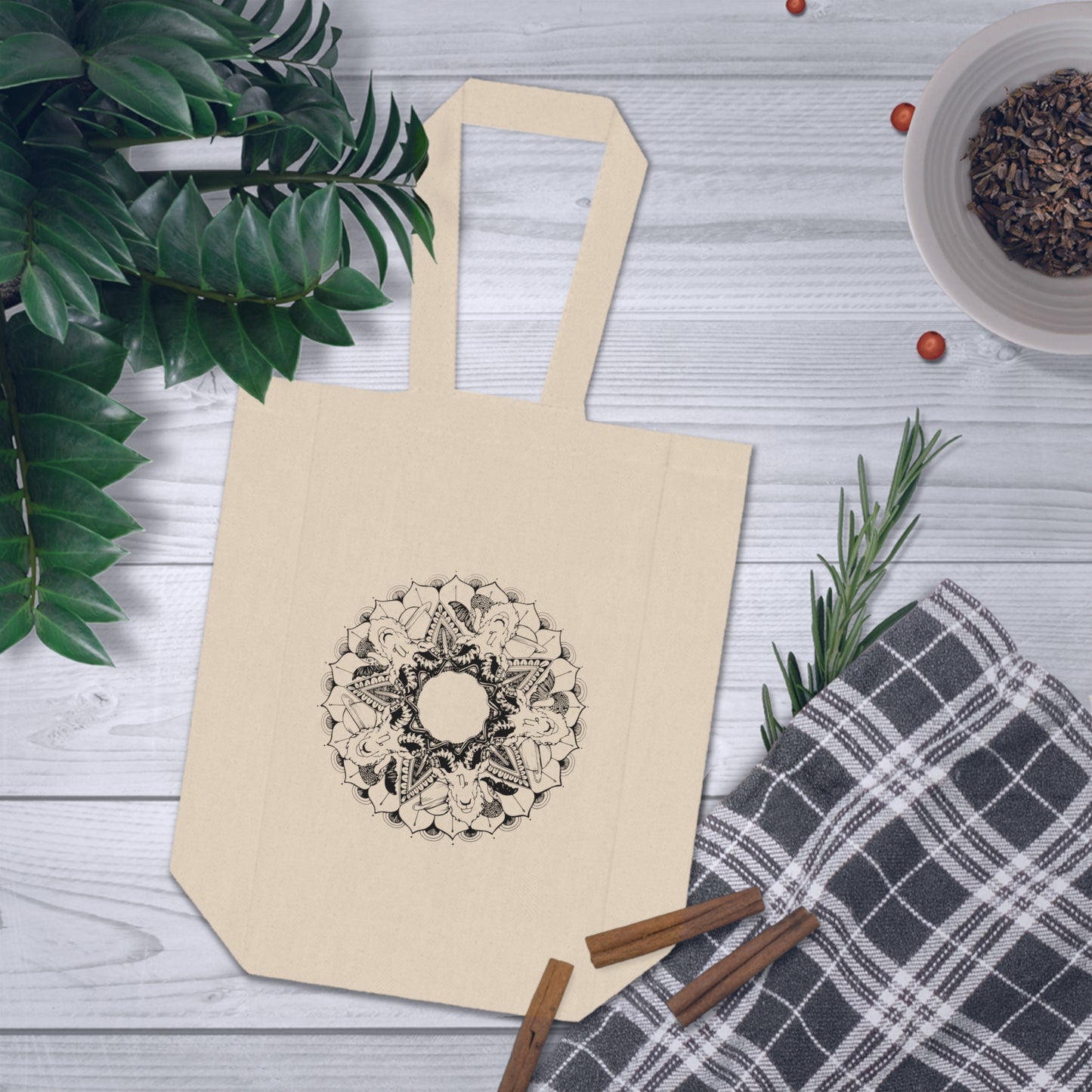 Capricorn Double Wine Tote Bag