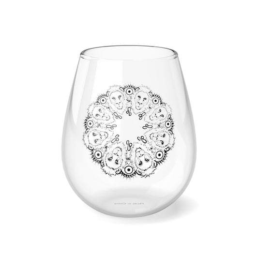 Leo Stemless Wine Glass, 11.75oz