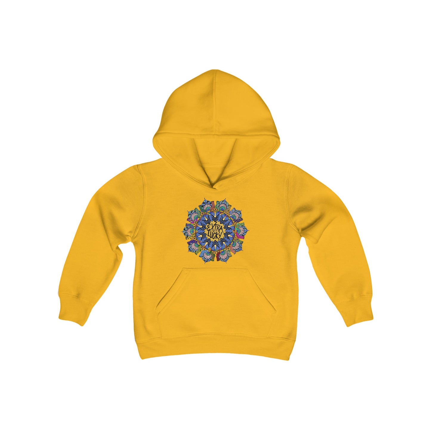 Extra Lucky Youth Heavy Blend Hooded Sweatshirt