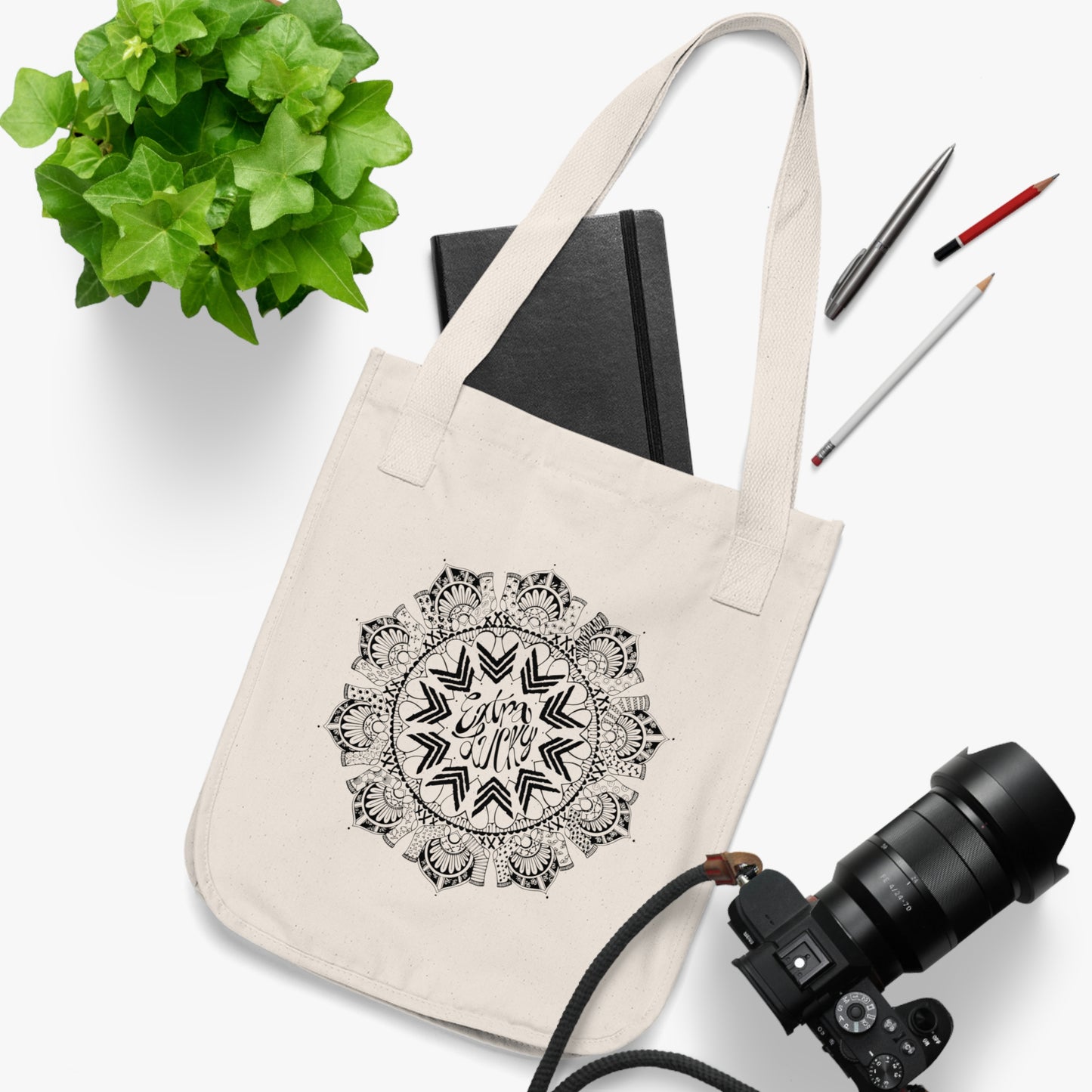 Extra Lucky Organic Canvas Tote Bag