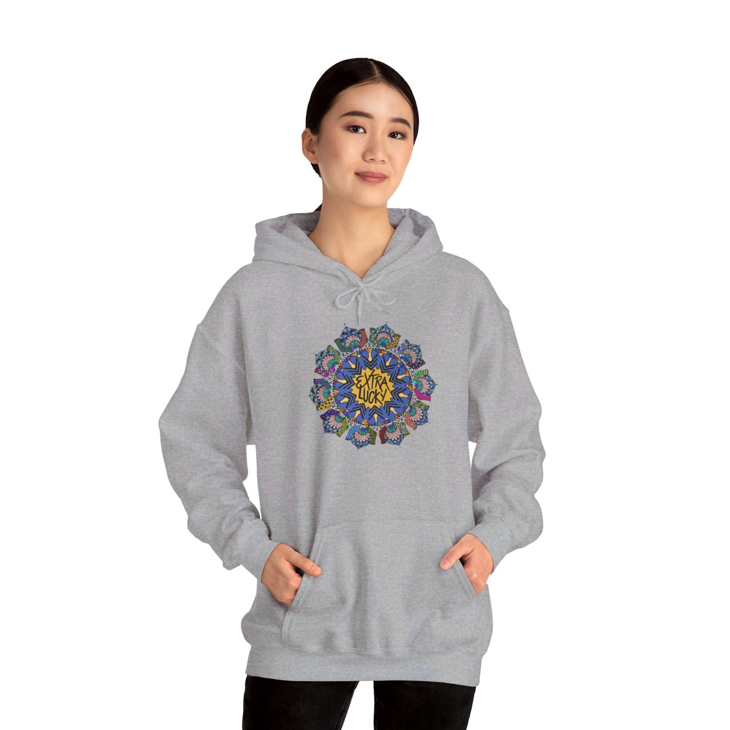 Extra Lucky Unisex Heavy Blend™ Hooded Sweatshirt