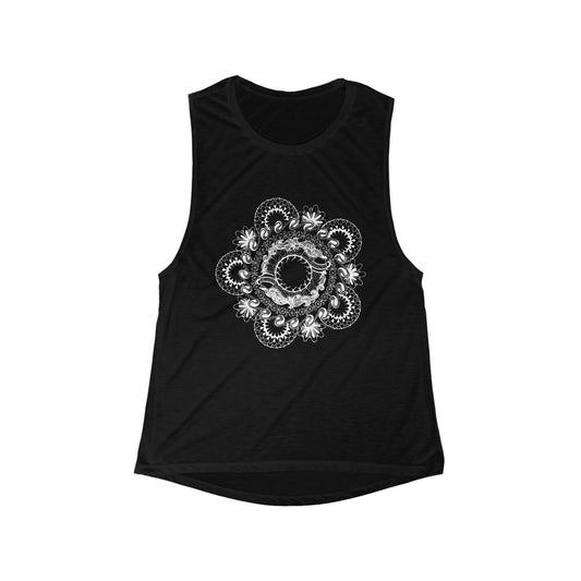 Aquarius Women's Flowy Scoop Muscle Tank