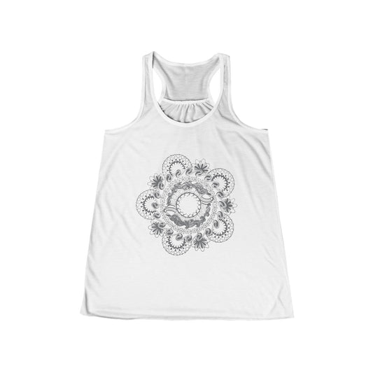 Aquarius Women's Flowy Racerback Tank