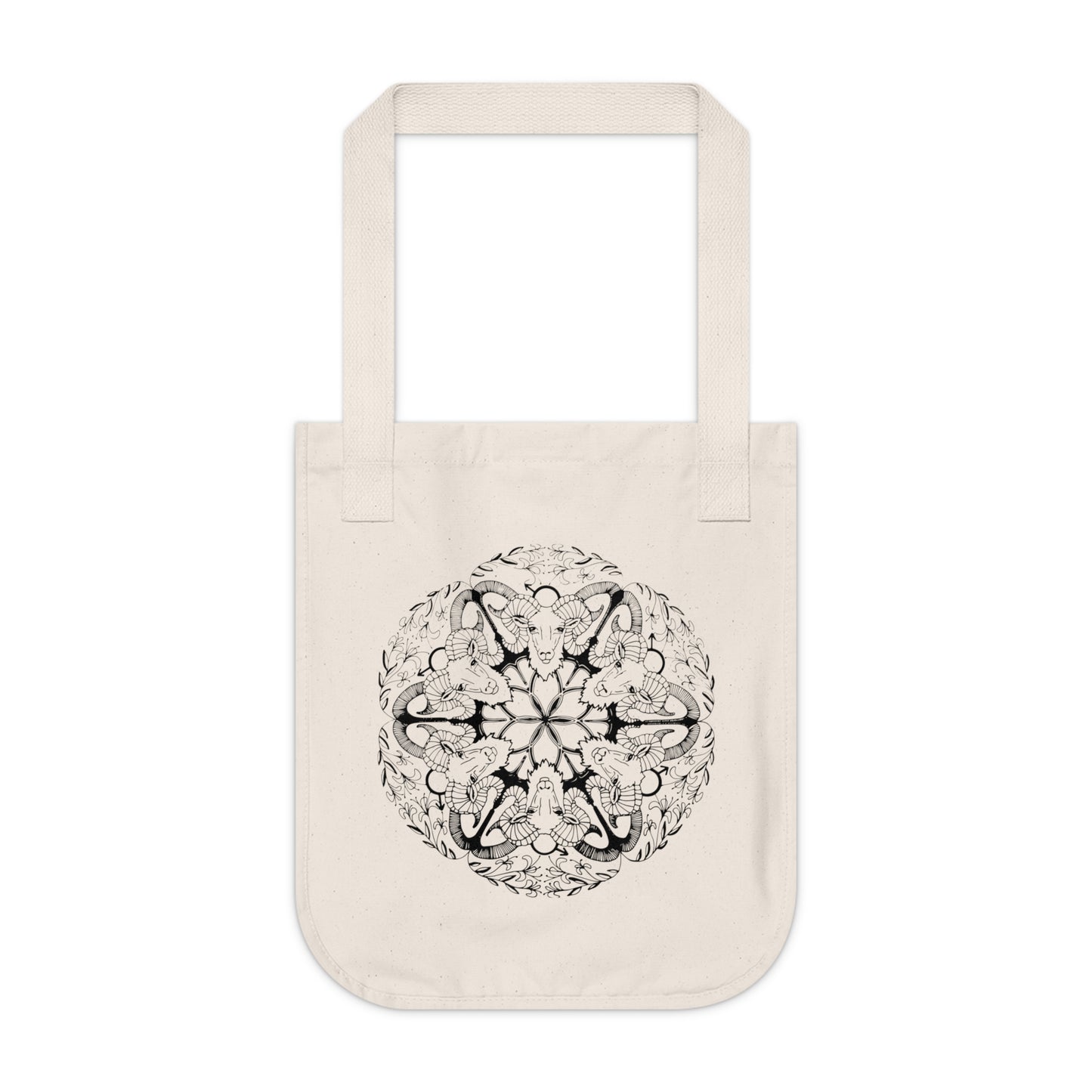 Aries Organic Canvas Tote Bag