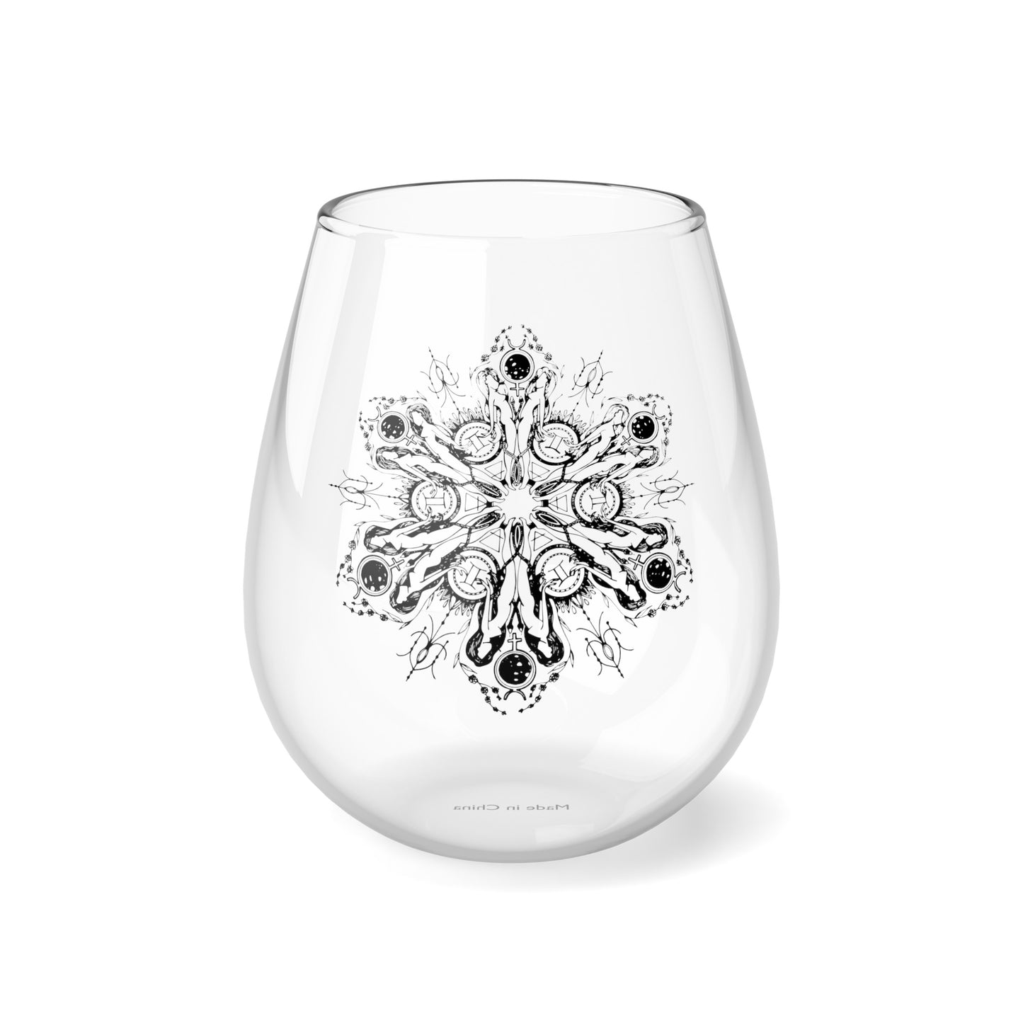 Gemini Stemless Wine Glass, 11.75oz