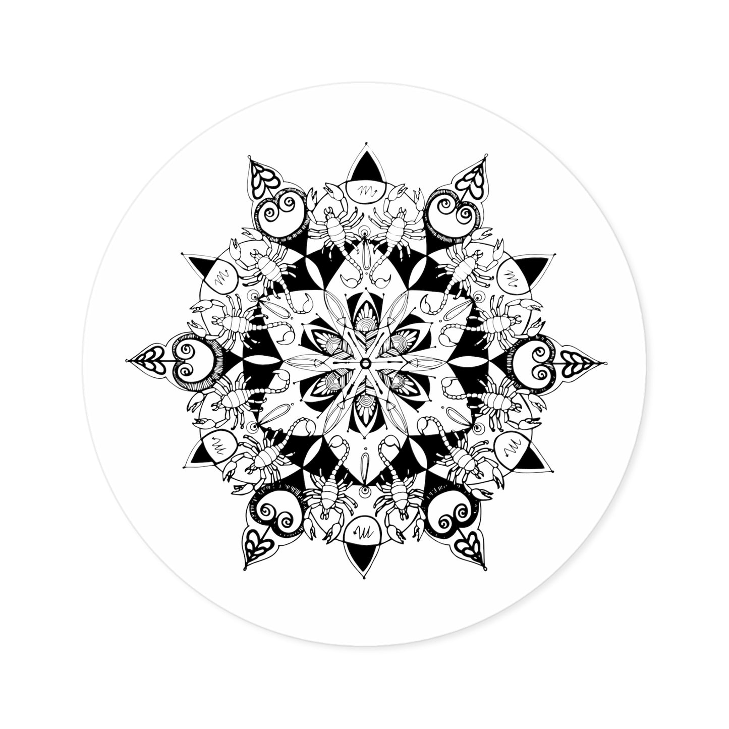 Scorpio - Round Stickers, Indoor\Outdoor